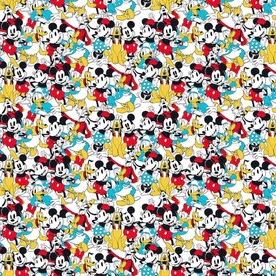 Springs Creative Disney&#xAE; Mickey Mouse &#x26; Friends Snapshot Cotton Fabric